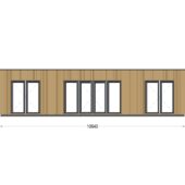 Holzhaus Tobi, 47m² 66mm Extra Isoliert – Bild 8