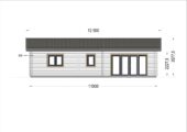 Blockbohlenhaus ANGELA (44+44 mm) – 71 m² Isoliert – Bild 10