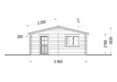 Gartenhaus Nele, 6x6m, 36m² Isoliert – Bild 12