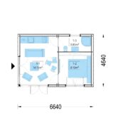 Gartenhaus PREMIUM (34mm + Holzverschalung), 6.5x4.5m, 30m² Isoliert (Kopie) – Bild 9
