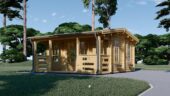 Premium Gartenhaus ROLAND 5x5 m, 25 m² – Bild 3