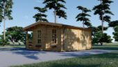 Premium Gartenhaus ROLAND 5x5 m, 25 m² – Bild 4