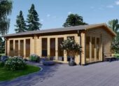 Premium Blockbohlenhaus MARTIN 48 m²