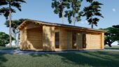 Blockbohlenhaus MILAN (44 mm) 37 m² – Bild 2