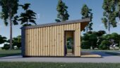 Gartenhaus EMIL (34 mm + Holzverschalung, Isoliert), 5×5 m – 25 m² – Bild 6