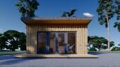 Gartenhaus EMIL (34 mm + Holzverschalung, Isoliert), 5×5 m – 25 m² – Bild 2