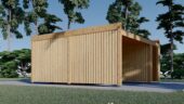Carport  mit Schuppen und Seitenwand NOVA-F , 4.9x5.6 m – Bild 5