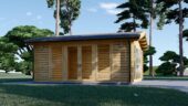 Gartenhaus MARIA (44 + 44 mm) 30 m² Isoliert – Bild 2