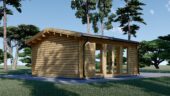 Gartenhaus MARIA (44 + 44 mm) 30 m² Isoliert – Bild 3