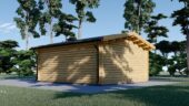 Gartenhaus MARIA (44 + 44 mm) 30 m² Isoliert – Bild 4