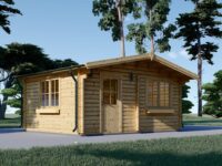 Gartenhaus Nele, 6x6m, 36m² Isoliert