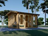 Gartenhaus Meran, 4x3m, 12m² Isoliert