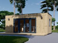 Premium Gartenhaus Tobi (34mm + Holzverschalung), 6x3m, 18m²Extra Isoliert