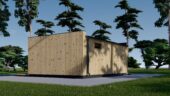 Gartenhaus PREMIUM (34mm + Holzverschalung), 6.5x4.5m, 30m² Isoliert (Kopie) – Bild 3