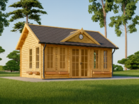 Gartenhaus BRÜSSEL 5.5 x 4 m, 22 m²