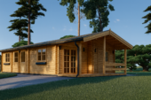 Blockbohlenhaus LUDWIG (66mm), 6x12m, 72m²