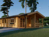 Blockbohlenhaus LUDWIG (66mm), 6x12m, 72m²