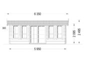 Gartenhaus DORA, 6x4 m, 24 m² – Bild 8