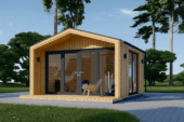 Gartenhaus ELSA (34 mm + Holzverschalung), 4x3m, 12m²