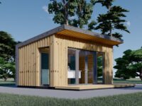 Gartenhaus EMIL (34mm + Holzverschalung ), 5x3m, 15m²