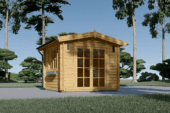 Gartenhaus ADRIA (44 mm), 3x3 m, 9 m²