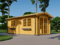 Gartenhaus STRAUBING, 3x6m, 18m² Isoliert