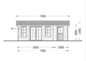 Gartenhaus LEONIE 28m² 7x4M – Bild 7