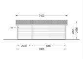 Gartenhaus LEONIE 28m² 7x4M – Bild 9