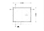 Gartenhaus LINZ, 5x4m, 20m² – Bild 10