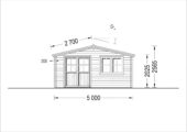 Premium Gartenhaus LINZ 5x5m, 25m² – Bild 8