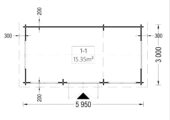 Gartenhaus OSKAR, 6x3 m, 18 m² – Bild 6