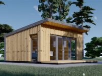 Gartenhaus EMIL (34mm + Holzverschalung ), 5x4m, 20m²