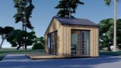 Gartenhaus ANTONIA (34mm + Holzverschalung ), 5x3m, 15m² Isoliert – Bild 5
