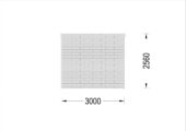 Gartenhaus BRITA 3x3m, 9m² – Bild 10