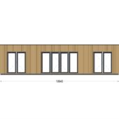 Holzhaus TOBI 47 m² Isoliert | Modernes Ferienhaus – Bild 8