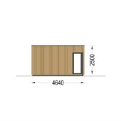 Holzhaus TOBI 47 m² Isoliert | Modernes Ferienhaus – Bild 9