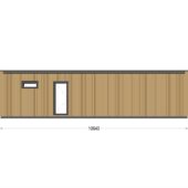 Holzhaus TOBI 47 m² Isoliert | Modernes Ferienhaus – Bild 10