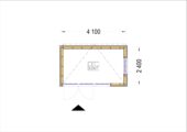 PREMIUM Gartenhaus (Isoliert, SIPS), 4.1x2.4 m, 10 m² – Bild 6
