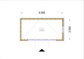 Premium Gartenhaus (Isoliert, SIPS), 6x3 m, 18 m² – Bild 5