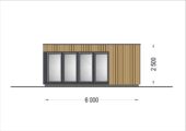 Premium Gartenhaus (Isoliert, SIPS), 6x4 m, 24 m² – Bild 7