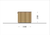 PREMIUM Gartenhaus (Isoliert, SIPS), 4.1x2.4 m, 10 m² – Bild 8