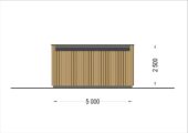 PREMIUM GARTENHAUS (Isoliert, SIPS), 5x3 m, 15 m² – Bild 9