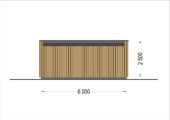 Premium Gartenhaus (Isoliert, SIPS), 6x4 m, 24 m² – Bild 9
