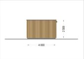 Gartenhaus PREMIUM (Isoliert, SIPS), 7x4 m, 28 m² – Bild 9