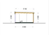 Premium Gartenhaus (Isoliert, SIPS), 7.5x4 m, 30 m² – Bild 10