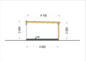 Gartenhaus PREMIUM (Isoliert, SIPS), 7x4 m, 28 m² – Bild 10