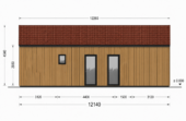 Wohnhaus ADRIAN (Isoliert, 66 mm + Holzverschalung), 41 m² – Bild 7