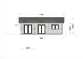 Blockbohlenhaus ANDI (44+44mm), 72m² – Bild 8