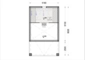 Blockbohlenhaus ANNA (44 mm + Holzverschalung ), 39 m² Isoliert – Bild 7