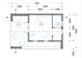 Blockbohlenhaus MILAN Modern (44 mm + Holzverschalung) – 37 m² Isoliert – Bild 7